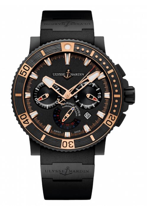 Ulysse Nardin Diver Black Sea Chronograph 353-90-3C Replica Watch